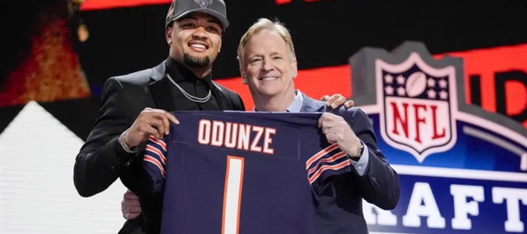Chicago Bears Double Down on Offense: Select Rome Odunze with No. 9 Pick